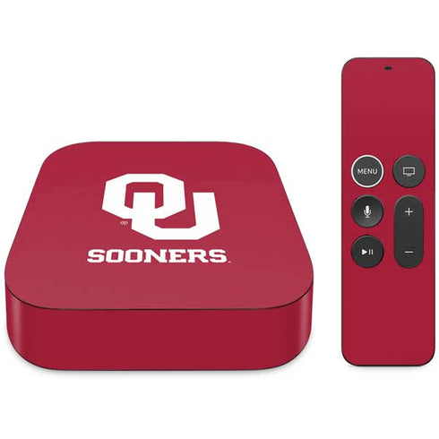University of Oklahoma Sooners Red Apple TV Skin